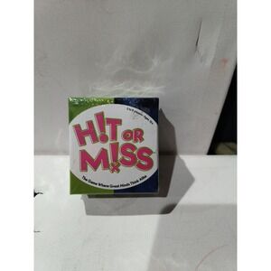 Hit Or Miss The Game Where Great Minds Think Alike Card Game Gamewright Sealed